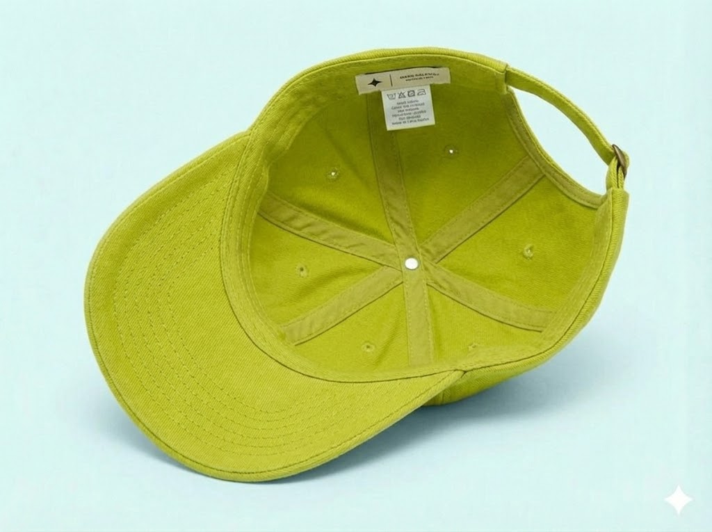 Premium Customizable Lemon Green Baseball Cap